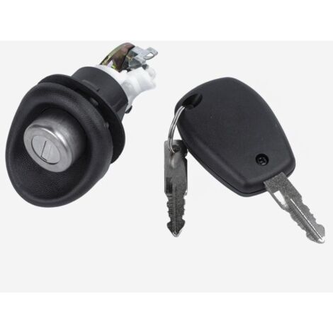 Serrure de Coffre avec Bouton pour Renault Twingo 1 Dacia Logan 1 Sandero 1 Barillet Serrure avec Clés 7701367940