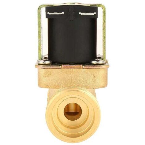 DC12V G3/4 Électrovanne électrique normalement fermée, Électrovanne en laiton, Électrovanne NC (G3/4 DC12V) (1/4)