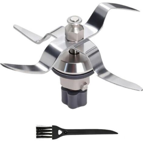 Lame de Rechange Compatible avec Silvercrest Monsieur Cuisine Connect et Monsieur Cuisine Smart Robot de Cuisine en Acier Inoxydable avec Joint et Brosse de Nettoyage