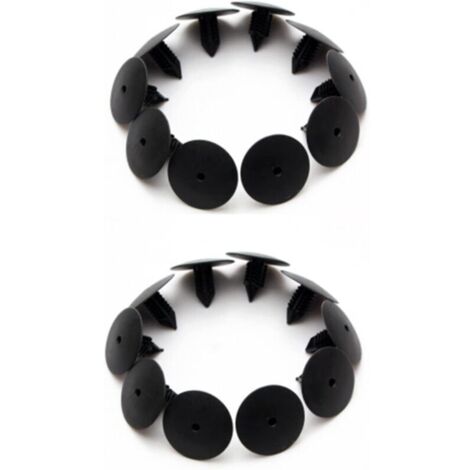 Clips de réglage de pare-boue de passage de roue compatible avec Re-nault Clio Scenic Megane - Type A 20 Pcs (1/3)