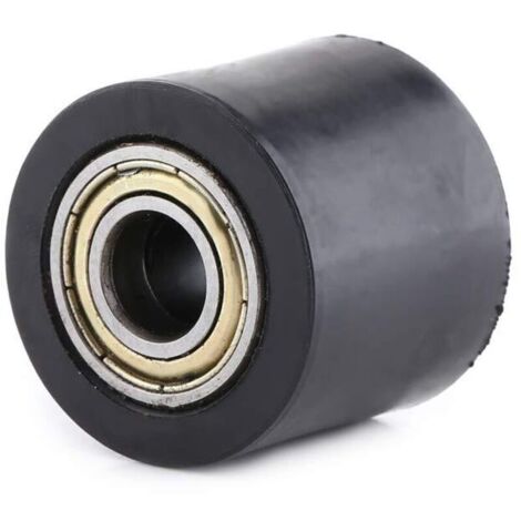 Galet tendeur de chaîne, galet de guidage de chaîne pour mini-moto, quad, moto tout-terrain (noir - 10 mm)