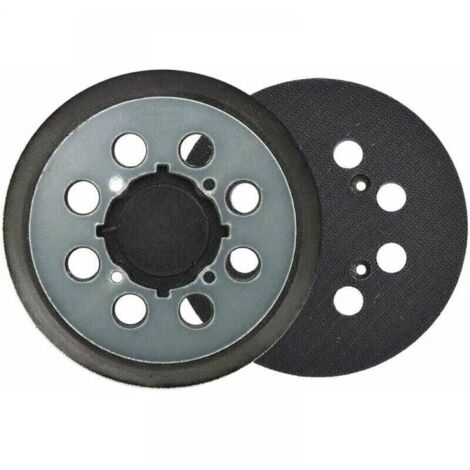 Patin de Rechange pour Ponceuse Orbitale DeWalt DCW210N DWE6423 - Plateau de Ponage 125mm Crochet et Boucle, 8 Trous, Bleu(1 pcs) (1/5)
