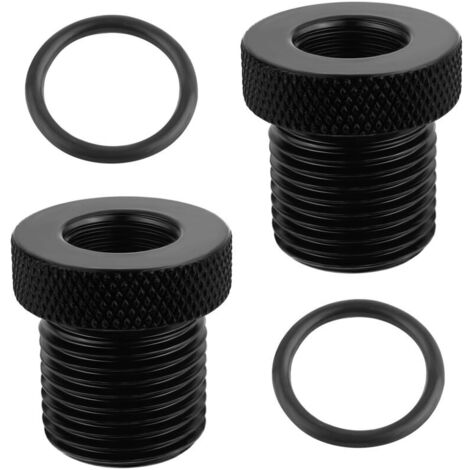 Adaptateur pour accessoires automobiles avec rondelles, acier durable 1/2 x 28 à 3/4 x 16, remplacement pour raccords cassés, accessoires automobiles essentiels pour voiture, camion, SUV (paquet de 2) (1/5)