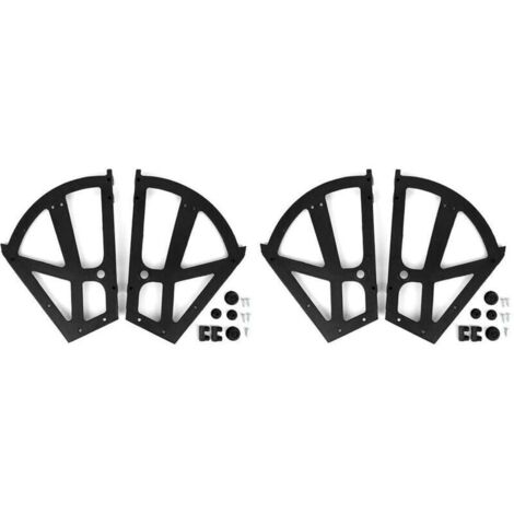 4 pièces/ensemble chaussures charnières d\'armoire, meubles de maison chaussures tiroir armoire charnière Flip plaque cadre tournant Rack accessoires de remplacement (1/5)