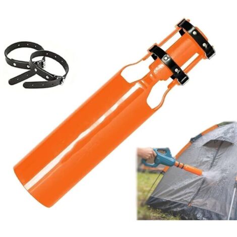 Booster d'air pour Souffleur de Feuilles, Souffleur À Feuilles – Accessoire Rehausseur de Flux d'air, Double Remplacement de La Conditions Météo Neige Arrière (Orange) (1/5)
