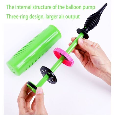 Pompe à Ballon Double Action Super Rapide – Gonfleur Manuel Pour Ballons D'anniversaire, Pilates Et Déco Mariage, Prise Antidérapante Et Buse Inclinée