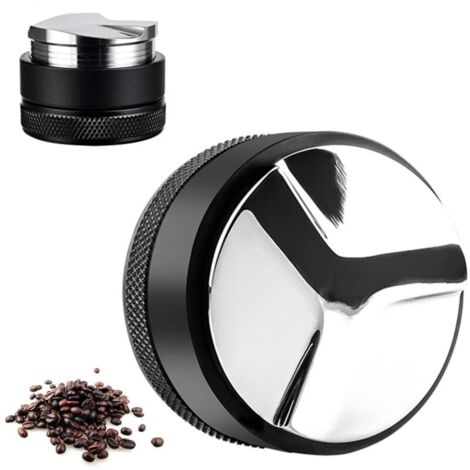 Distributeur de café 51 mm, tasseur 51 mm, tasseur à café en acier inoxydable 304 avec revêtement en tissu pressé pour machines à café expresso (1/5)