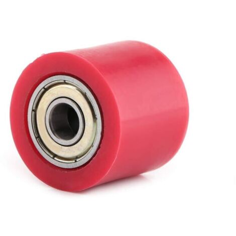 Galet tendeur de chaîne, galet de guidage de tendeur de chaîne pour mini-moto, quad, moto tout-terrain (rouge - 10 mm) (1/3)