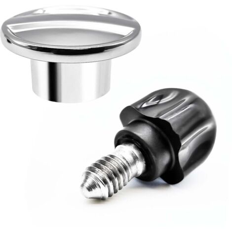 Cache-moyeu et vis de fixation compatibles avec les robots pâtissiers KitchenAid à tête inclinable de 4,5 et 5 litres.