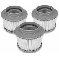 Filtre,Cartouches de Filtre de Piscine,Filtre Cartouches de Rechange de Filtre pour Baignoire,Spa,Piscine (3PCS)