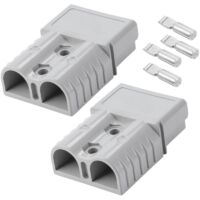 x Car Battery Terminal Connectors, 120A 600V Quick Battery Connector Socket, Car Quick Battery Lug, for Motorhome, Caravan and Large Electric Machines