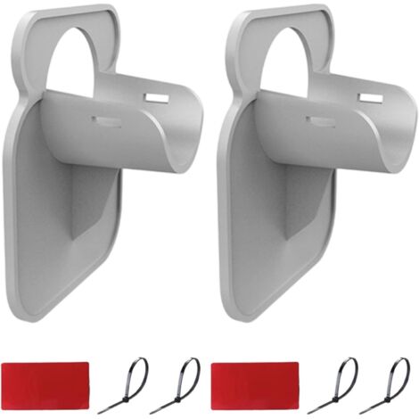 Lot de 2 supports de tuyaux de piscine anti-déchirure, anti-crevaison, anti-fatigue, accessoires de piscine hors sol, équipement d'entretien pour tuyau d'eau (2 pièces, gris) (1/5)