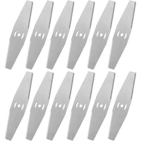 Coupe Bordure Lame De Rechange, 12 pièces, Lames de Tondeuse électrique, Debroussailleuse Electrique Accessoires, pour Coupe Bordure sans Fil Garniture De Jardin, Robuste et Durable (1/5)