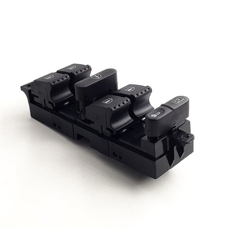 Interrupteur de vitre de voiture Interrupteur de commande de vitre électrique de voiture, pour VW, pour Bora, pour Jetta, pour Golf, pour MK4, pour Passat B5, pour Seat, pour Leon, pour Toledo, 1J4959 (1/5)