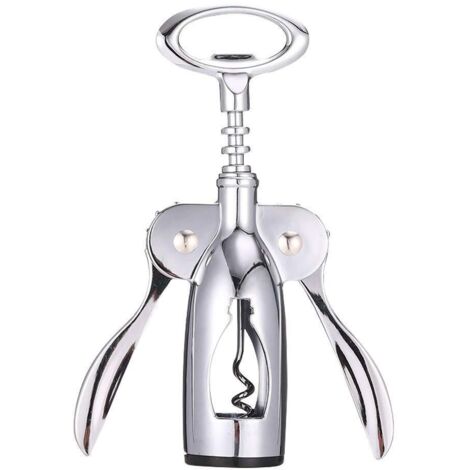 Wine Bottle Opener with Lever, Wine Opener with Two Non-Slip Levers
