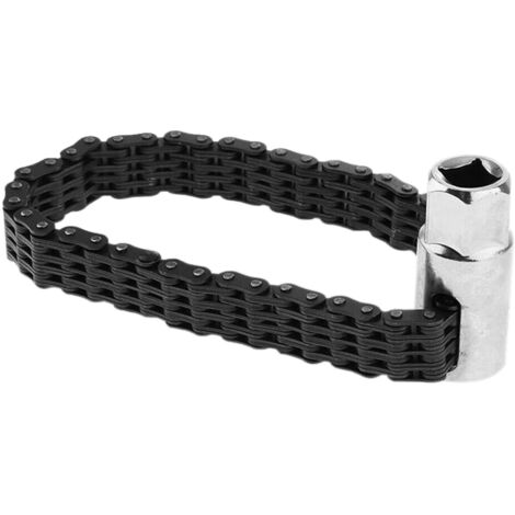 Cle a Filtre a Huil: Clé Filtre à Huile de Type à Chaîne, Réglable Filtre Huile Clé à Filtre à Huile à Chaîne Adaptée à la Réparation Automobile Clés à Filtre à Huile (1/5)