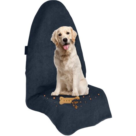 Universal Car Front Seat Cover, Waterproof, Non-Slip and Sweat Absorbent, Machine Washable Made of Comfortable Towel, Car Cover/Protector Ideal for Fitness (1/5)