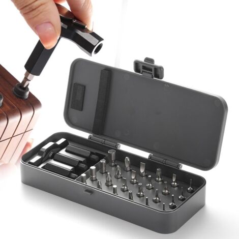 Tournevis de bricolage 24 en 1, 2025 - Ensemble de tournevis magnétiques multi-embouts 24 en 1 - Outil multifonction 24 en 1 pour clé à cliquet (style B) (1/5)