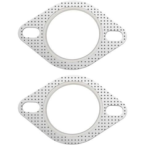 Lot de 2 joint d'échappement de Voiture,Joint de Bride D’échappement, joint de Bride de Tuyau d'échappement,Joint De Bride De Collecteur D'échappement (3in Inner Diameter,76mmmm/110mm)