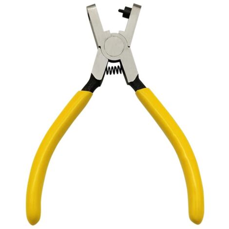Watch Belt Clip, Hole Punch Pliers 2 mm Universal Round Hole Punch Pliers for Adjusting the Length of the Leather Watch Strap, grey (1/5)