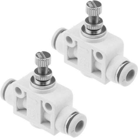 2pcs Vanne de Régulation du Générateur de CO2 pour Aquarium 6mm Régulateur de Dioxyde de Carbone Réglable Vanne de Contrôle Débit d'air Fournitures d'herbe d'eau d'aquarium (1/5)