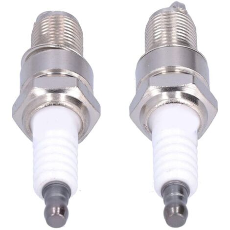Lot de 2 bougies d'allumage F6RTC – Compatibles MTD 95110292 75110292 – Alliage aluminium haute résistance – Performances optimales (1/5)
