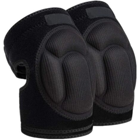 2 pièces Genouillères de Protection. Anti-collision Éponge Épaisse Genouillere pour Jardinage. Travaux. Jogging. VTT (1/4)