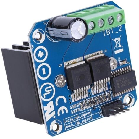 Module de Carte de Module D'entraînement de Moteur. Double Pilote de Pont en H à Courant Élevé (43 a) Bts7960. Pilote Haute Puissance Pour Composants Électriques de Voiture Intelligente B