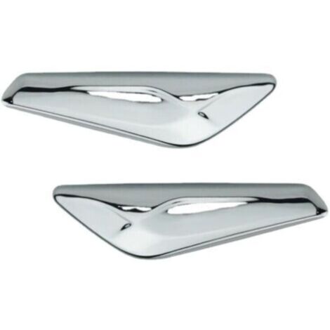 Clignotant latéral pour X3 X4 F25 F26 – Lampe gauche/droite – Numéro de pièce 51117338569/51117338570 – Plastique argenté