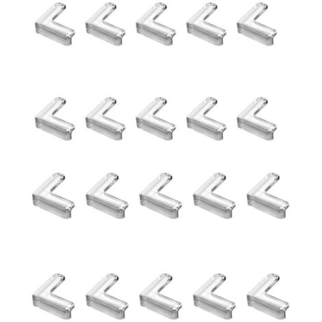 Lot de 20 protège-tables. protège-coins pour bébé. protections transparentes pour les coins et les bords de meubles. coussinets pour couvrir les meubles et les bords tranchants (1/5)
