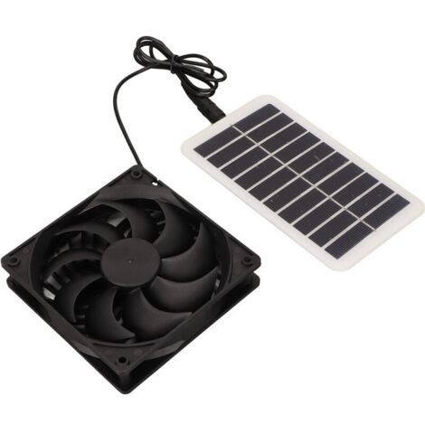 Ventilateur d'extraction solaire 15W – Élimination des odeurs – Panneau silicium monocristallin – Pour maisons et cuisines (1/5)