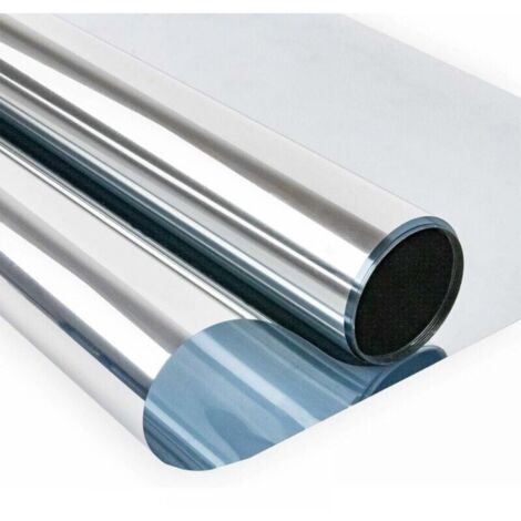 45×300CM Film fenetre Anti Regard Film Miroir Fenêtre sans Tain Anti Chaleur Anti UV Protection de la Vie Privée pour Fenêtre Bureau Maison Magasin (1/4)