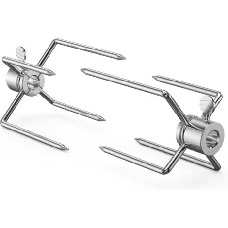 Fourchette Tourne Broche Fourchette de Barbecue. Pique et Broche pour Rotisserie de diamètre 1-10 mm (1/5)