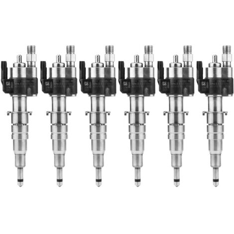 Injecteur de carburant 6 pièces pour BMW 135i 335i 535i 650i 740i 750i X6 – Acier allié – Améliore la réponse de l'accélérateur