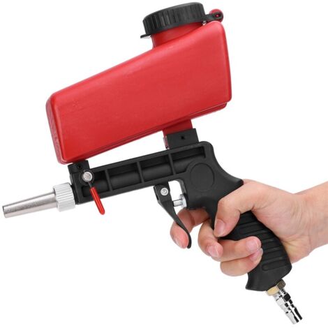 Sableuse pneumatique réglable 700ml – Pression 90 PSI – Débit 7 CFM – Pour polissage et dérouillage métal (1/5)