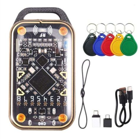 Chameleon Ultra Upgrade Émulateur de Carte à Puce RFID Lecteur Intelligente + Porte-Clés 5XUID 125K 13.56M Décodeur Duplicateur NFC