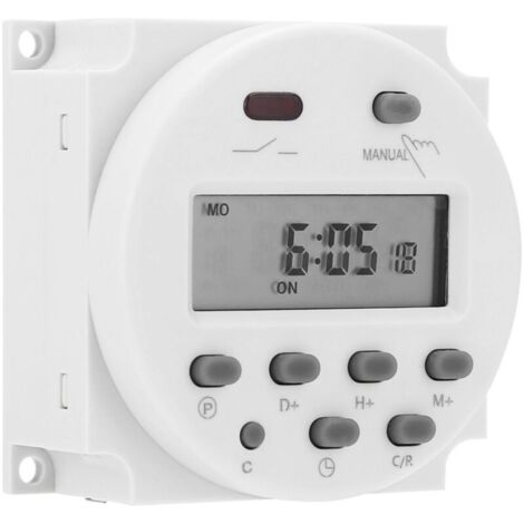 Interrupteur de Minuterie 12 Volts Interrupteur Horaire Numérique L701 CN101a DC 12v Mini LCD Minuterie d'alimentation de Contrôle de Micro-Ordinateur Numérique (1/5)