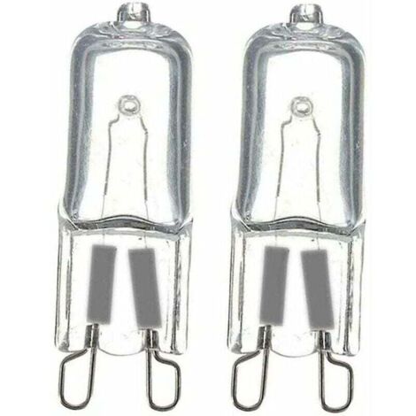 Ampoule halogène G9 dimmable 40 W – Blanc chaud 2800 K – 1000 lumens – Angle de diffusion 360° – Pack de 2 pièces (1/4)