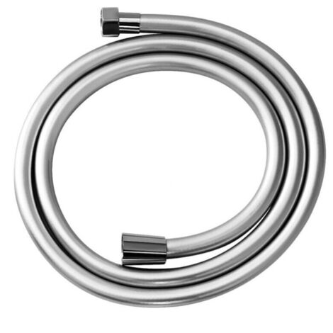 1.2m Flexible tuyau de douche salle de bains. tuyau de douche. anti-pliures. finition brillante. raccord fileté universel 1/2". chromé (1/4)