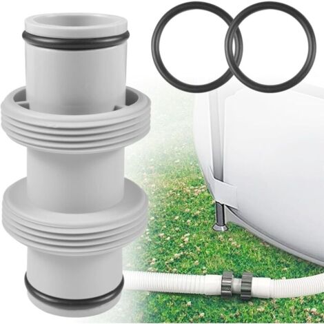 Raccord tuyau piscine 38mm – Adaptateur 3 voies pour tuyaux 32/38mm – Plastique avec joint torique anti-fuites – Installation facile (1/5)