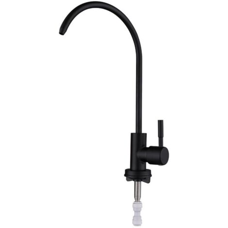 Robinet de filtre à eau de cuisine en acier inoxydable. adapté à la plupart des systèmes d'osmose inverse ou de filtration d'eau. robinet d'eau potable d'évier de bar de cuisine (1/5)