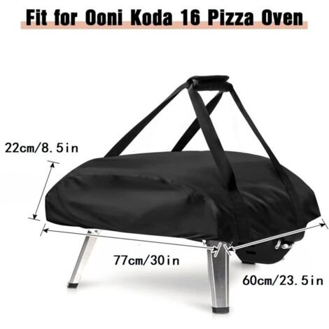 Housse de protection pour four à pizza 77x60x22cm – Tissu Oxford 420D étanche – Résistante aux intempéries – Accessoire Ooni Koda 16 (1/5)