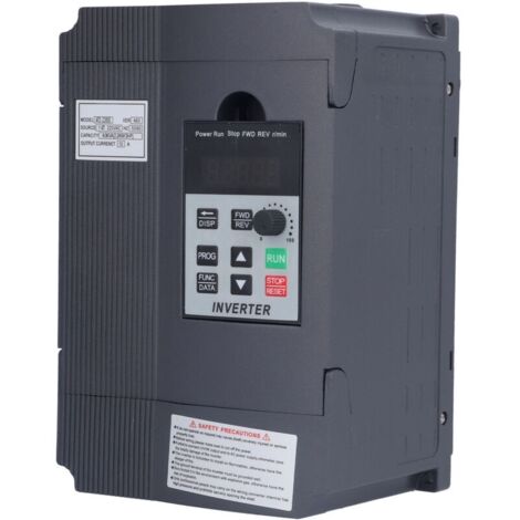 AT1-2200S Convertisseur de Fréquence VFD 2.2kW. Entrée DC220V. Sortie Triphasé 0-380V. Régulateur de Vitesse Universel VFD. pour Moteur. Machine CNC. Ventilateur (1/5)
