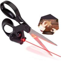 Laser Sewing Scissors, Professional Laser Guided Sewing Scissors, Infrared Positioning Scissors for Home Needlework, Clothing Sewing