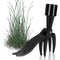 Manual Weed Extractor and Steel Pedal, Standing Weed Killer, 4 Claw Weeding Tool for Root Remover, Garden Lawn Gardening Tools