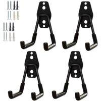 Heavy Duty Garage Hooks Storage Utility Hooks Storage Organizer for Garden Tools Storage Steel Wall Hooks (Small U-Hook)