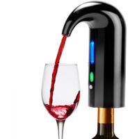 Electric Wine Aerator, Portable One Touch Wine Decanter and Wine Dispensing Pump for Red and White Wine Multi-Smart Wine Oxidant Automatic Dispenser