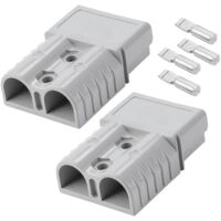 2 x Car Battery Terminal Connectors, 120A 600V Quick Battery Connector Socket, Car Quick Battery Lug, for Motorhome, Caravan and Large Electric Machines