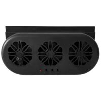 Car Exhaust Fan 3 Fans USB Power Air Circulation Fan Silent Radiator Cooling Fan Automobile