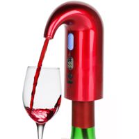 Electric Wine Aerator Pourer, Portable One Touch Wine Decanter and Wine Dispenser Pump for Red and White Wine Automatic Type C Refillable Wine Dispenser